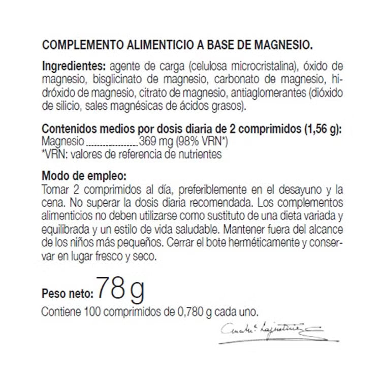 Magnesio Total 5 100 Comprimidos - Ana Maria La Justicia