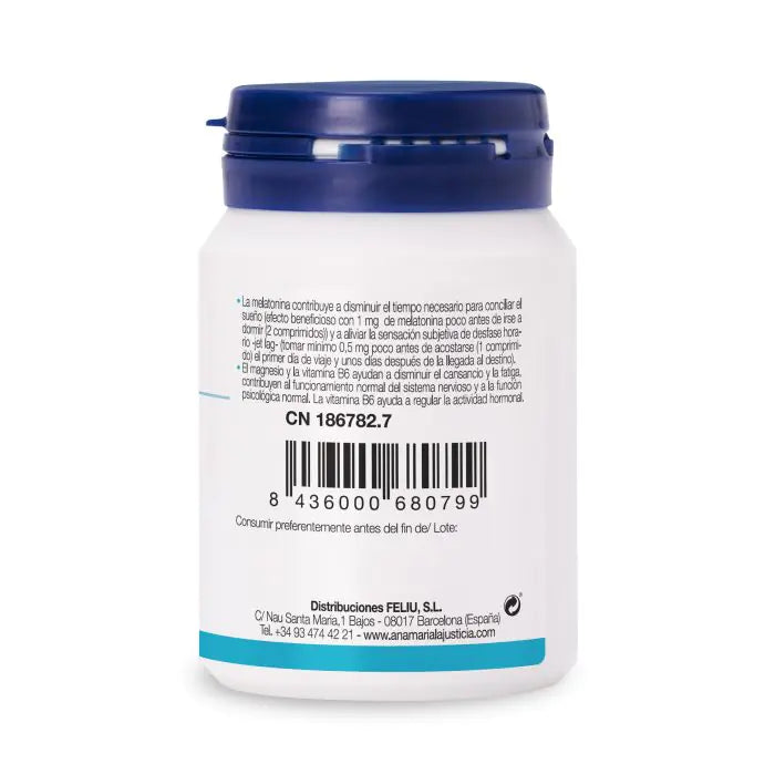 Triptófano con Melatonina + Magnesio y Vitamina B6 - Ana Maria La Justicia