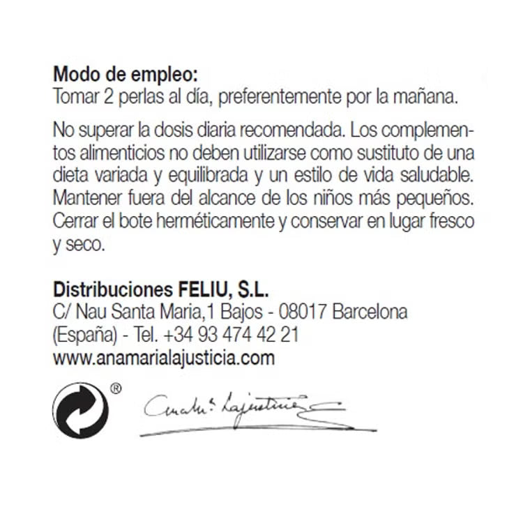 Aceite de Onagra + Vitamina E 275 Perlas - Ana Maria La Justicia