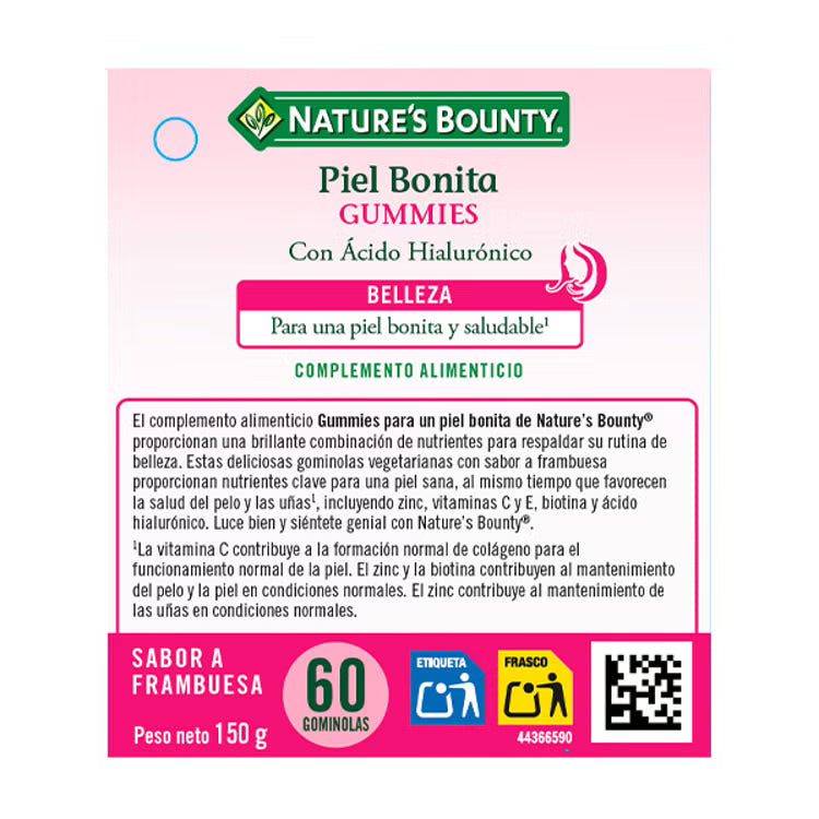 Beautiful Skin Gummies 60 Gominolas - Nature's Bounty
