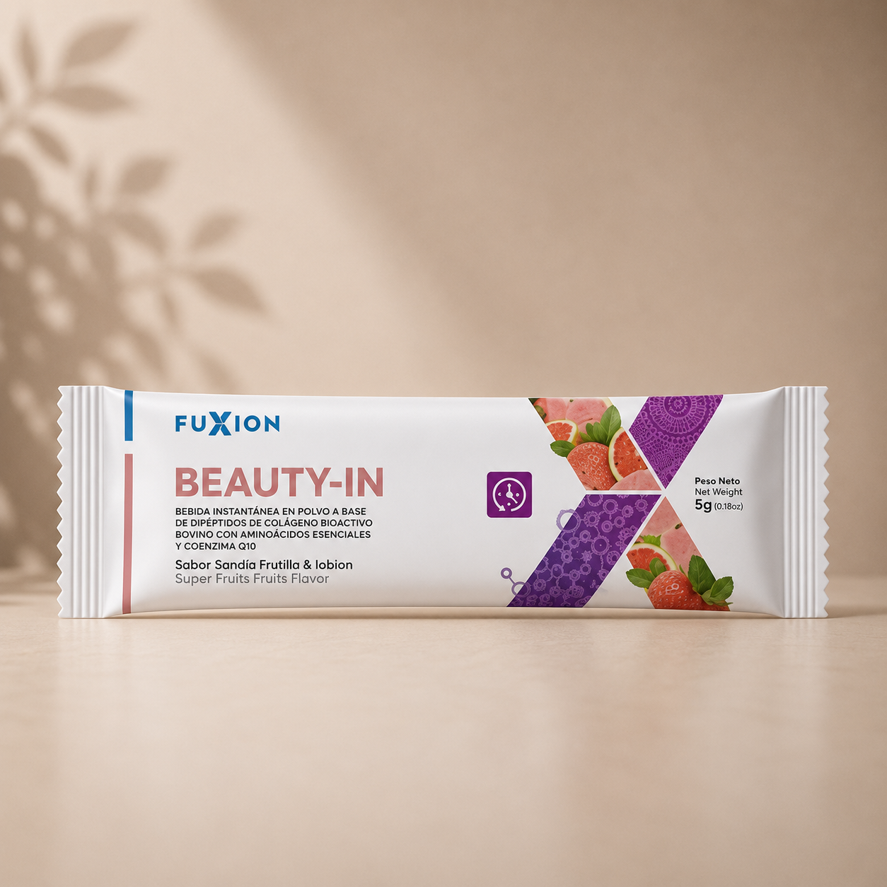 Beauty In | Colágeno Hidrolizado con Biotina y Zinc para Piel, Cabello y Uñas — 28 sticks