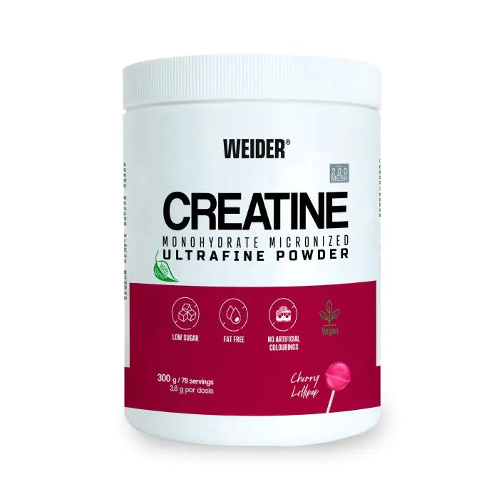 Creatina Monohidrato Micronizada 200 Mesh 300g Sabor Piruleta - Weider