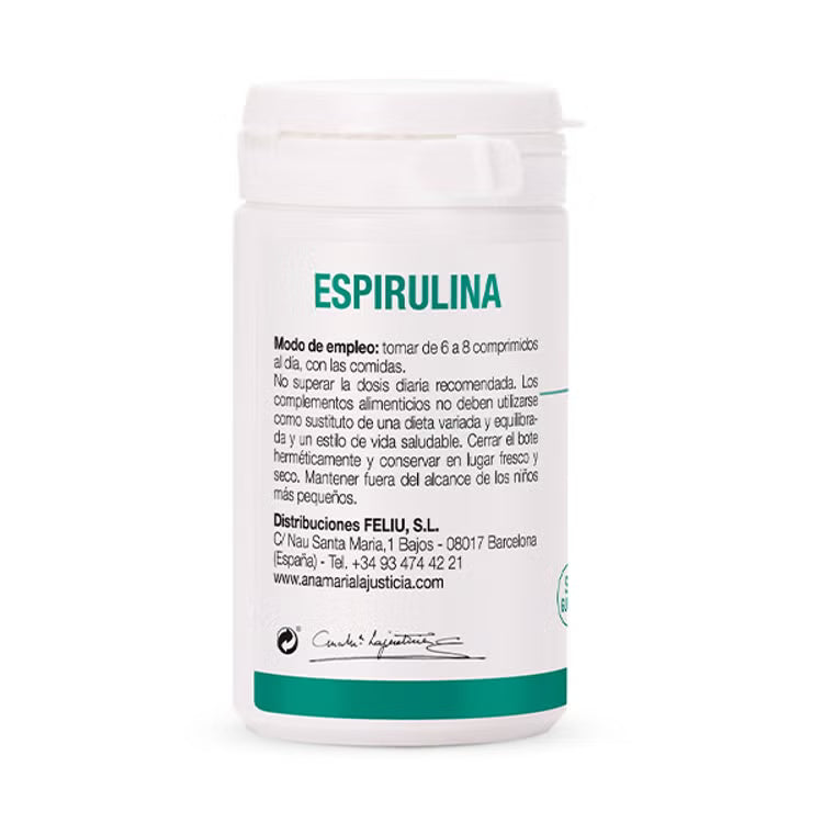 Espirulina 160 Comprimidos - Ana Maria La Justicia