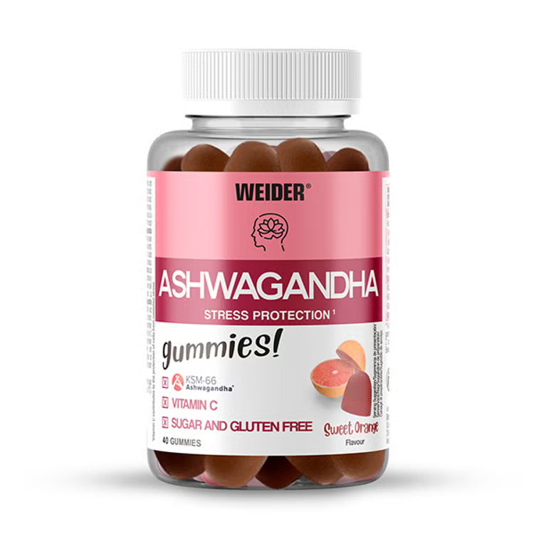 Gummies Ashwagandha KSM-66 40ud Sabor Naranja - Weider