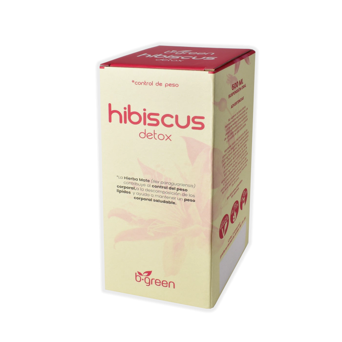 Hibiscus Detox 500ml Control de Peso - b.green