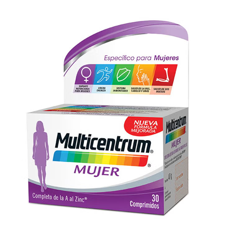 Multicentrum Mujer 30 Comprimidos - Multicentrum