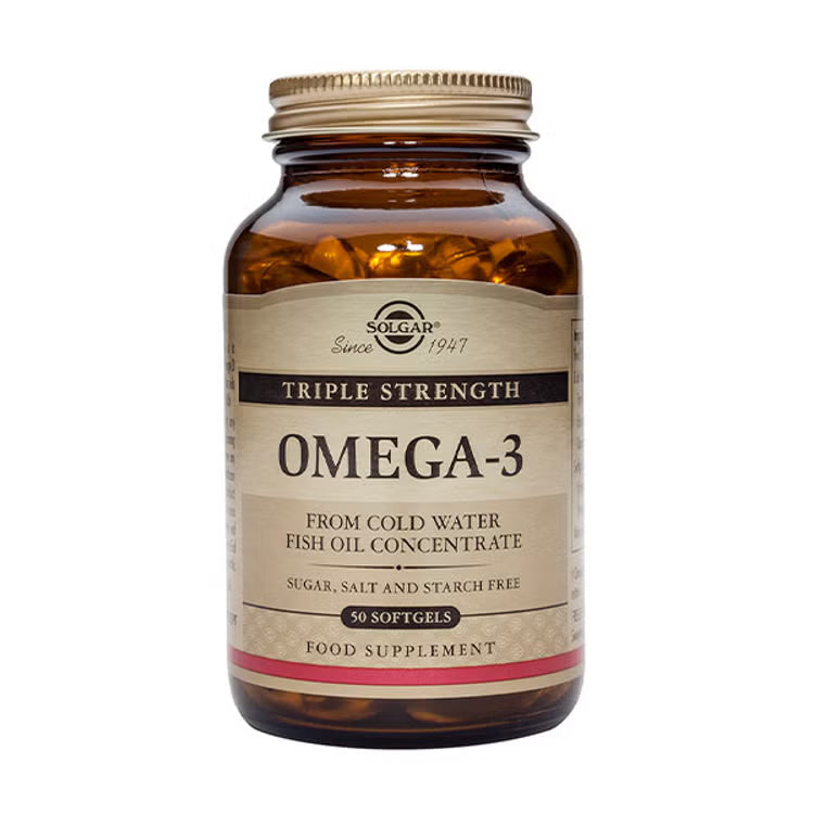 Omega-3 Triple Concentración 50 Cápsulas Blandas - Solgar