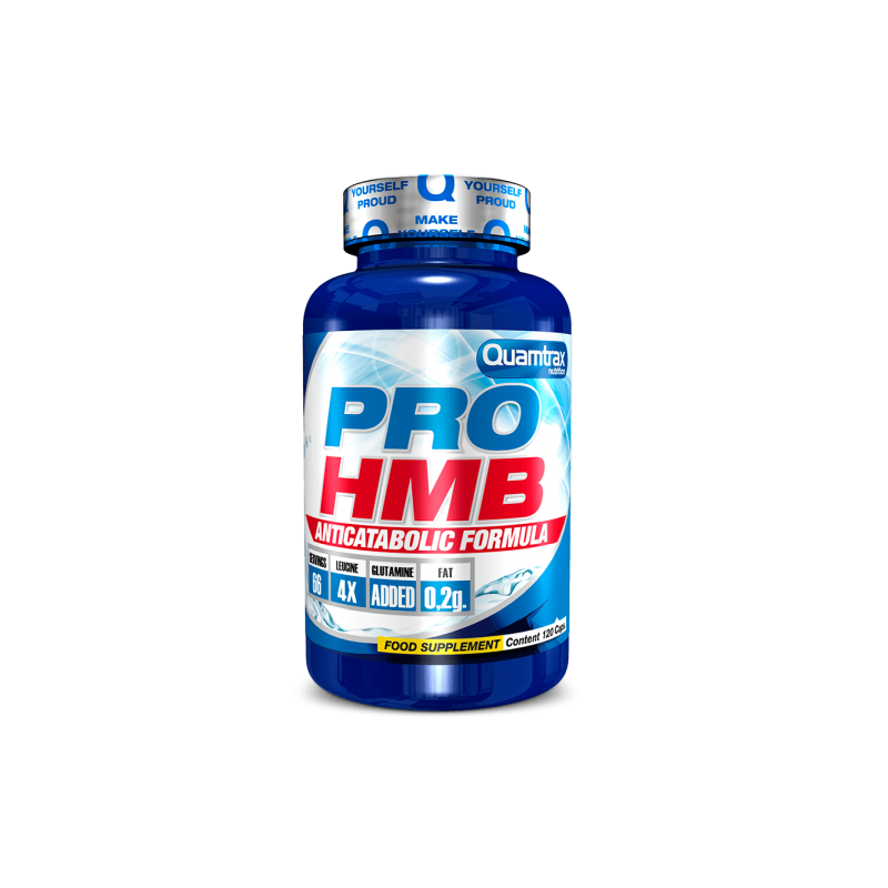 Quamtrax Pro HMB 120 Cápsulas - Fórmula Anticatabólica