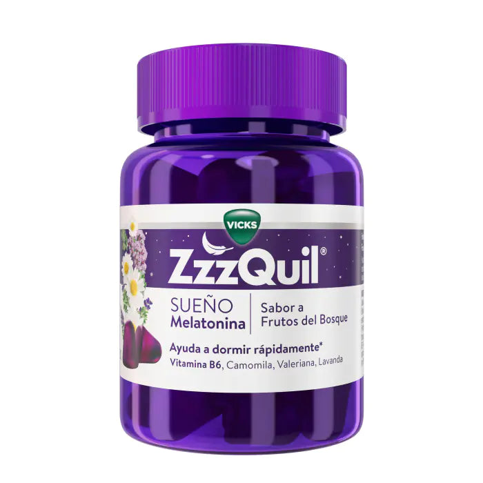 ZzzQuil Natura Gummies Melatonina 30 Gominolas - Frutos del Bosque