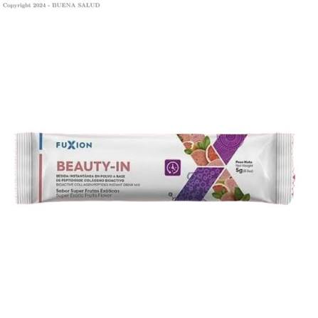 Beauty In | Colágeno Hidrolizado con Biotina y Zinc para Piel, Cabello y Uñas — 28 sticks