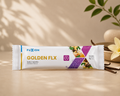 Golden FLX | Bebida Funcional con Cúrcuma, Vitamina D y Especias — Golden Milk en Sticks, 28 uds