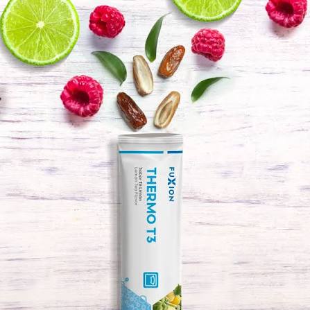 Thermo T3 | Bebida Funcional con Vitaminas B, Cromo y Fibra — Sticks sabor Limón, 28 uds