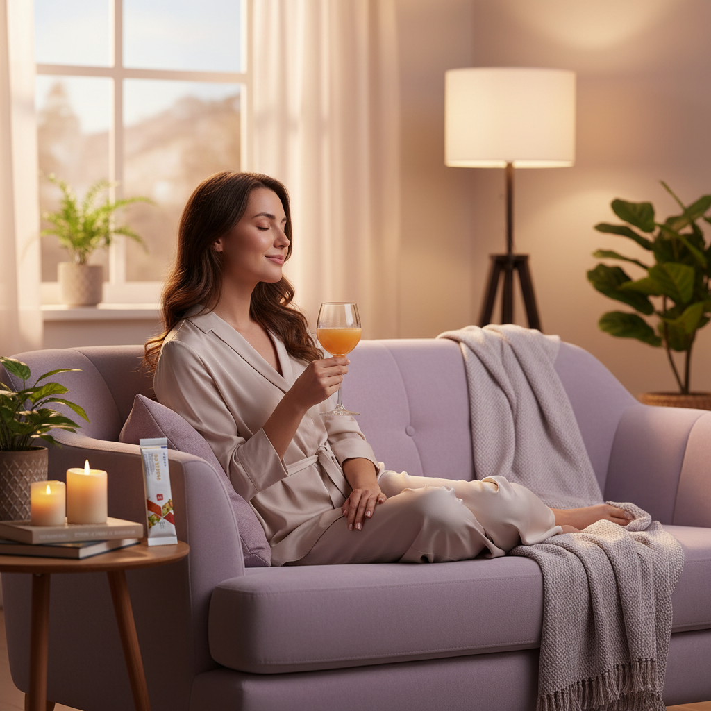 No Stress | Bebida Funcional con Ashwagandha, Triptófano y Vitaminas B — 28 sticks