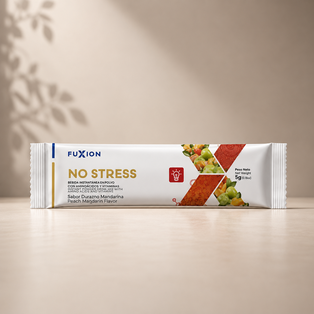 No Stress | Bebida Funcional con Ashwagandha, Triptófano y Vitaminas B — 28 sticks