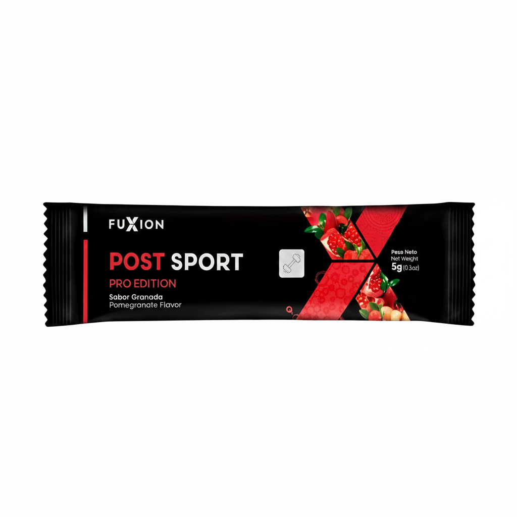 Post Sport | Bebida de Recuperación con Proteína, Aminoácidos y Antioxidantes — Sticks sabor Granada, 28 uds.
