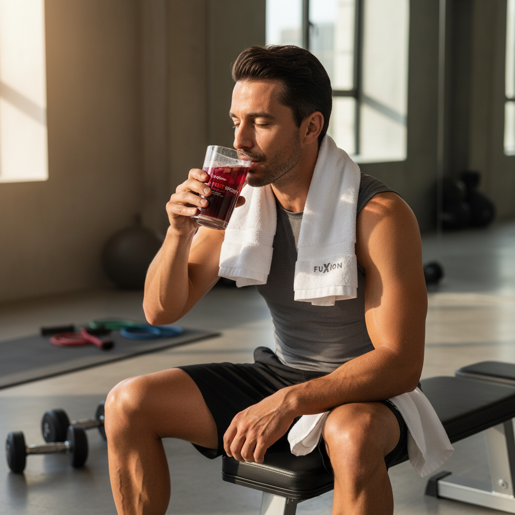 Post Sport | Bebida de Recuperación con Proteína, Aminoácidos y Antioxidantes — Sticks sabor Granada, 28 uds.