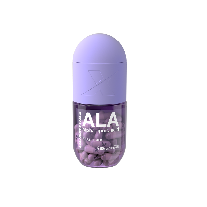 ALA Ácido Alfa Lipoico Quamtrax 60 Veggie Caps - Antioxidante