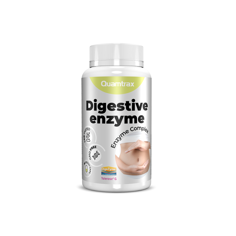 Quamtrax Digestive Enzyme 60 Vcaps - Complejo Enzimático