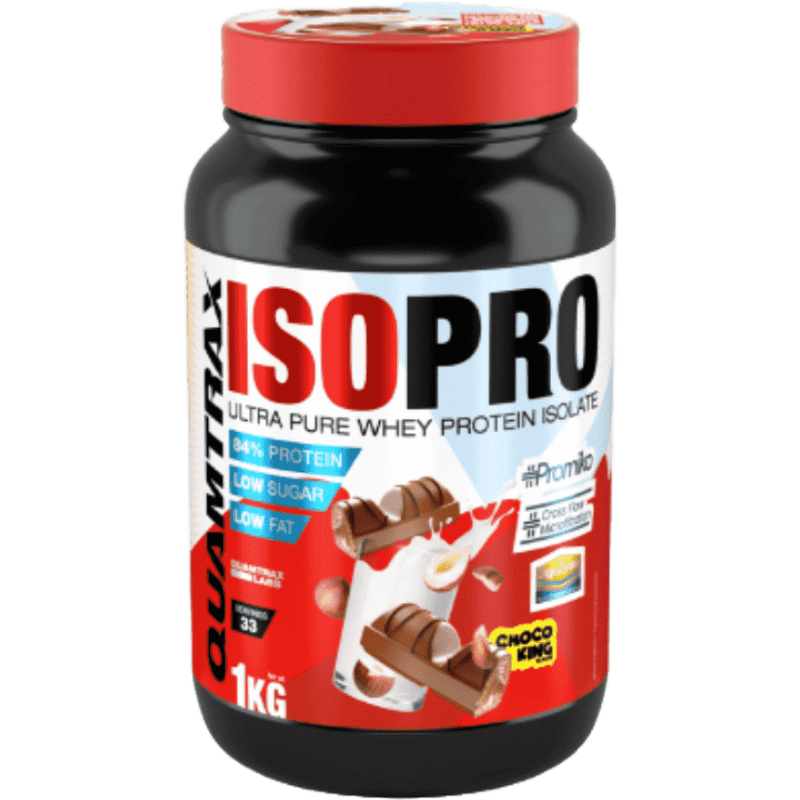 Quamtrax Isopro 1kg Choco King - Proteína Aislada de Suero