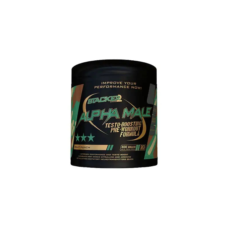Alpha Male Pre-Entreno Stacker2 - Fruit Punch 300 g
