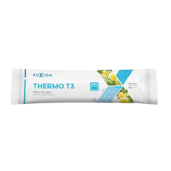 Thermo T3 | Bebida Funcional con Vitaminas B, Cromo y Fibra — Sticks sabor Limón, 28 uds